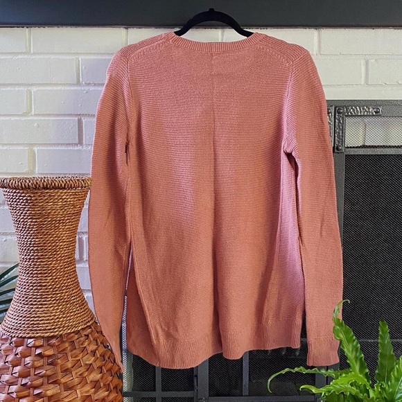 Madewell NWOT Riverside Texture Sweater in Pink - Picture 3 of 5